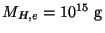 $M_{H,e}=10^{15}~{\rm g}$